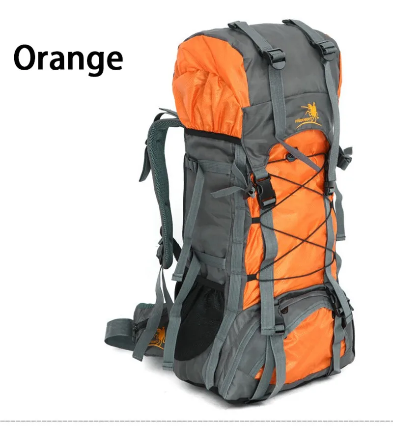 Free Knight 60L Outdoor Sports Professional Climbing Hiking Backpack Unisex Waterproof Nylon Travel Bags 6 Colors