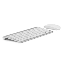 French keyboard Stickers Ergonomic Wireless 2.4G Ultra Slim Keyboard Mouse Keyboard Mouse Combos for Apple Mac Win XP/7/10 IOS
