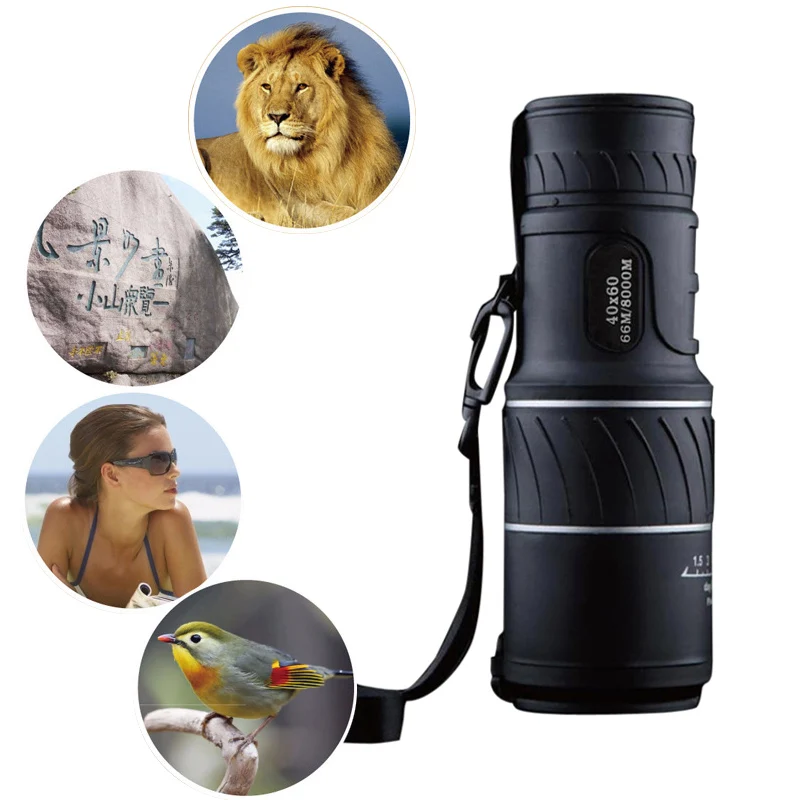 

Focus Monocular 40x60 Zoom HD Night Vision Telescope for Travel Hunting Caping Hiking Sporting Event FH99