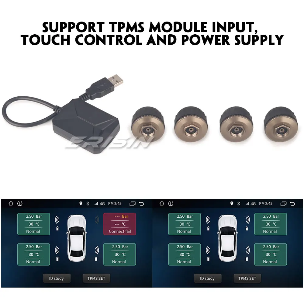 Clearance Erisin ES7490B 9" HD Android 8.0 Octa core 4G RAM Car DVD DAB+ GPS Sat  OBD for BMW E90 3er E91 E92 E93 M3 3