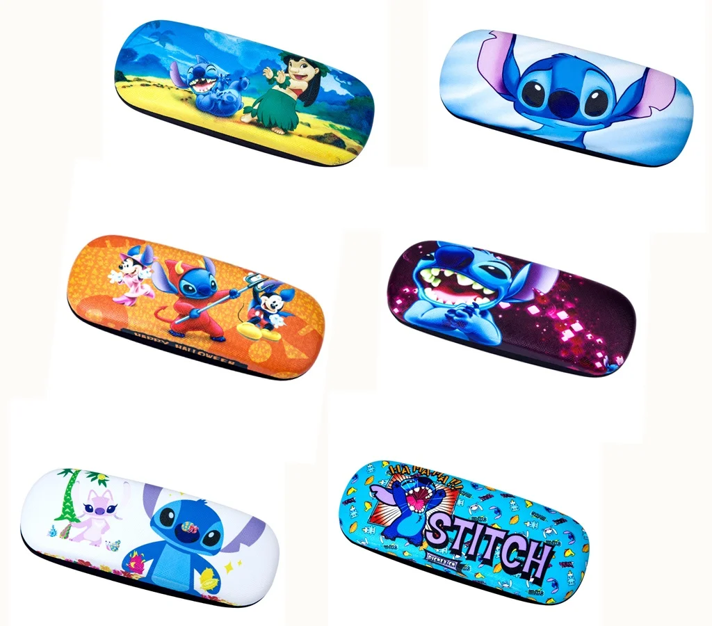 

Nerw Arrival HD Print Stitch Cartoon Comic Boy and Girl Student Myopia Glasses Case Fashion Portable Eyeglass Storage Box Gift