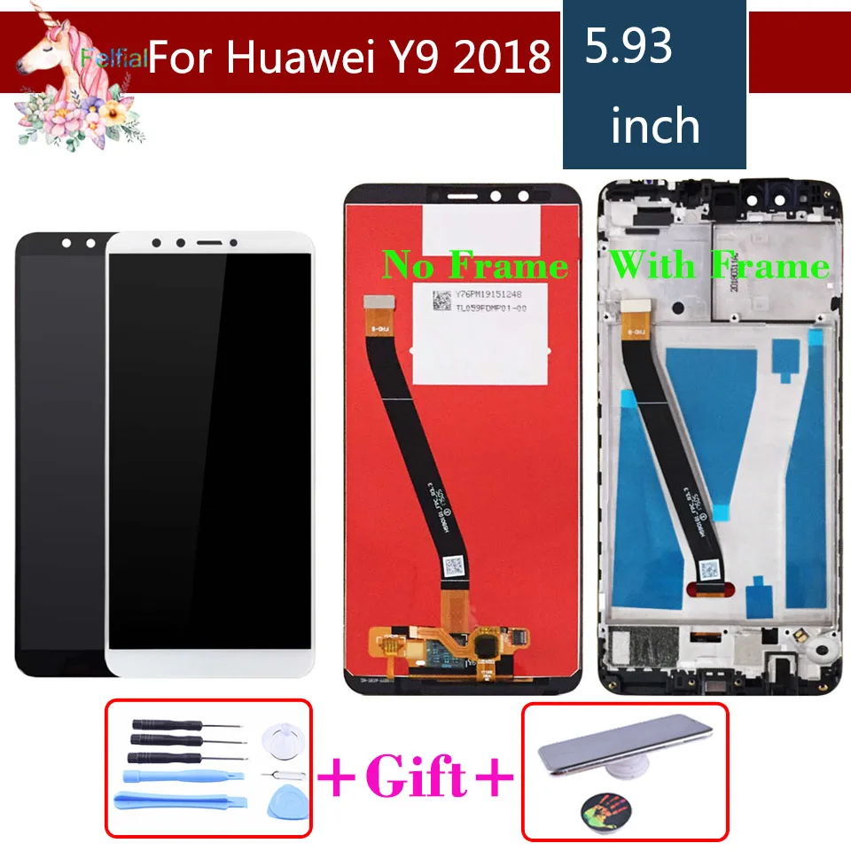 

For Huawei Y9 2018 LCD FLA-AL00 FLA-AL10 FLA-AL20 LCD Display Touch Screen Assembly With Frame For ENJOY 8 PLUS LCD