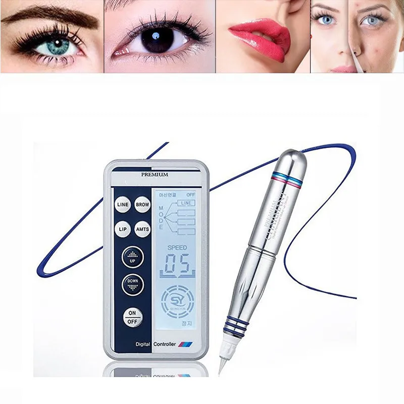 

Panel Control Eyebrow Tattoo Machine MTS 3D Microblading Pen Permanent Makeup pen Machine Kit Eyeline Lip Cosmetics Beauty Care