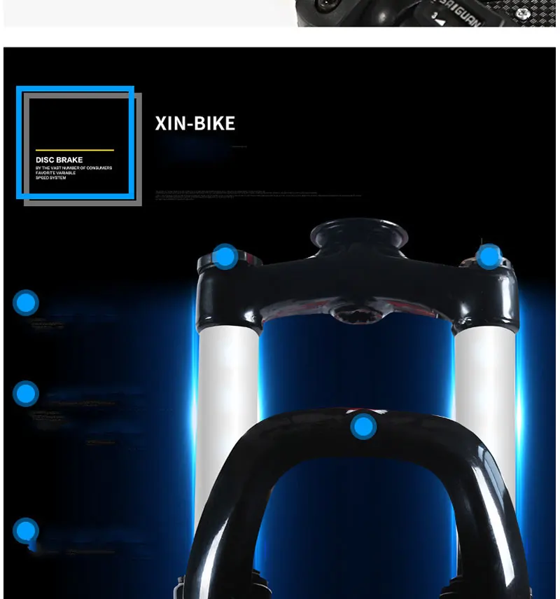 Discount White Whirlwind Mountain Bike 27 Speed Double Disc Brake Damping Speed Mountain Bike One-Wheel Bicycle 6