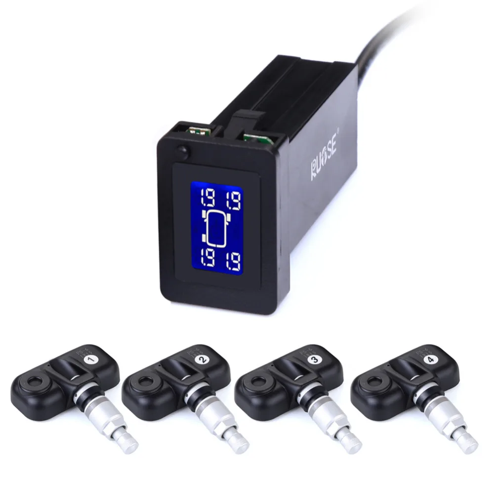 Новый TPMS шин Давление мониторинга Системы с 4 Датчики ЖК дисплей Дисплей для Mazda 2 3
