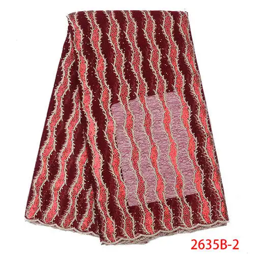 

2019 New Wedding Net Mesh Glitter African French Sequin Laces