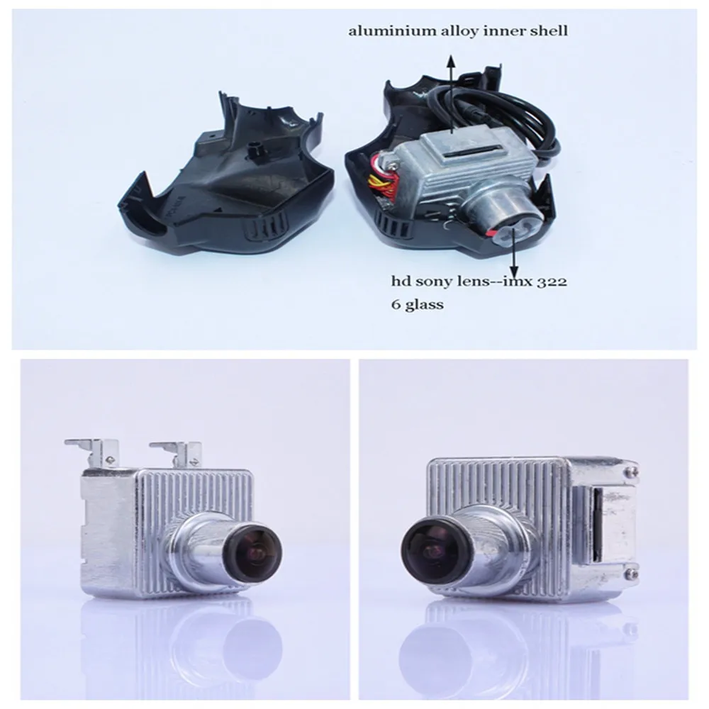 For Porsche Panamera Cayenne Macan Boxster/Cayman 911 Wifi Car Camera DVR Full HD 1080P Auto Camera+Window Close 2 In 1