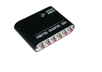 

DHL free.3pcs. HD AUDIO RUSH.SPDIF Coaxial to 5.1/2.1 Channel AC3/DTS Audio Decoder Gear Surround Sound Rush for HD. DVD player