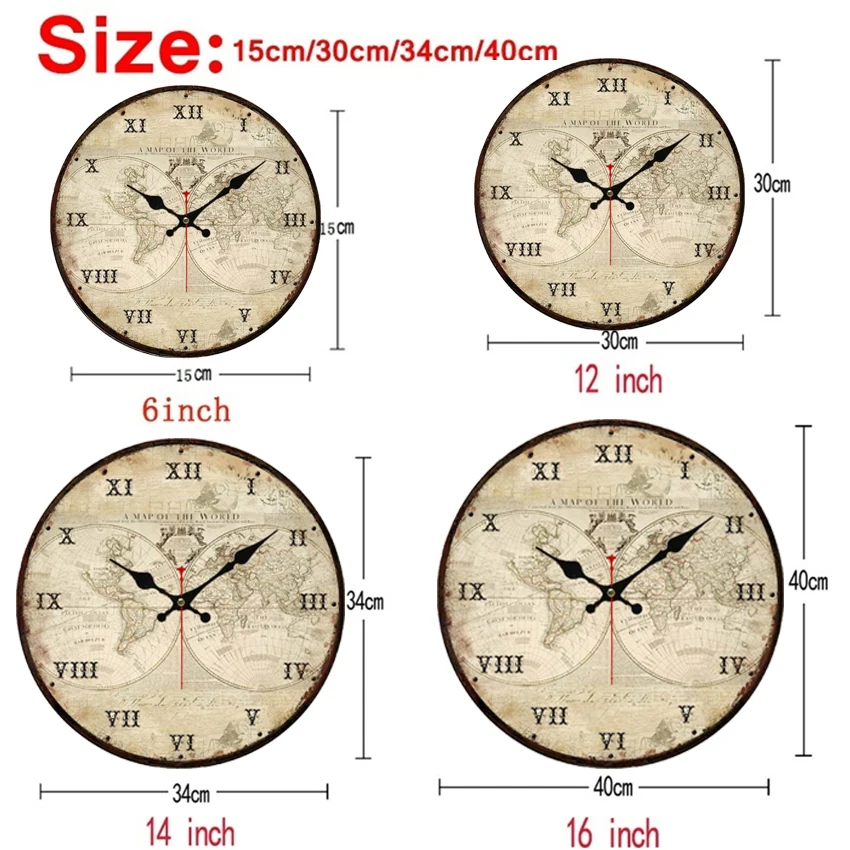 Антикварные часы бесшумные карта мира парусник дизайн часы домашний декор для офиса кабинет кухня БОЛЬШИЕ ХУДОЖЕСТВЕННЫЕ настенные часы без тиканья звук
