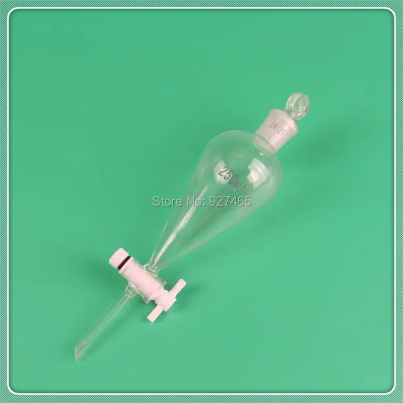 Torneira de Ptfe Forma de Pêra com Padrão de Terra Vidro Piriforme Separação Funil ml Comum 24 - 29 ns 250 3 China glass funnel Suppliers
