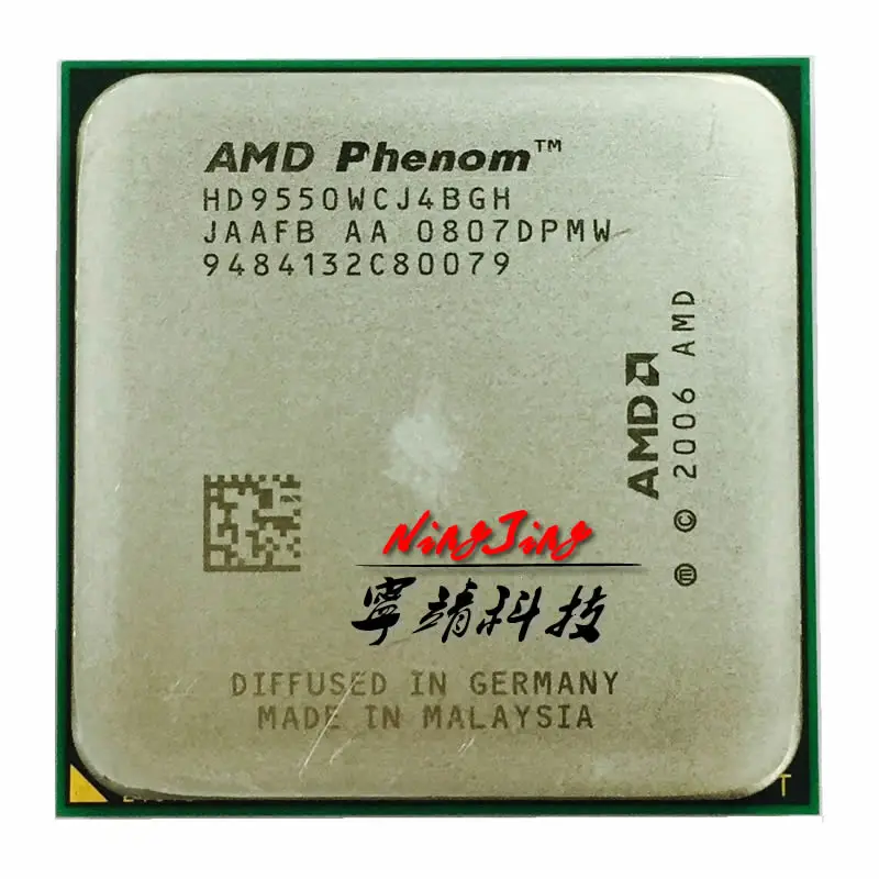 

AMD Phenom X4 9550 2.2 GHz Quad-Core CPU Processor HD9550WCJ4BGH Socket AM2+