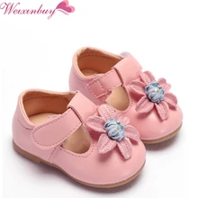 WEIXINBUY/Модная обувь; милая детская обувь принцессы с мягкой подошвой; Новинка; обувь для маленьких девочек в Корейском стиле