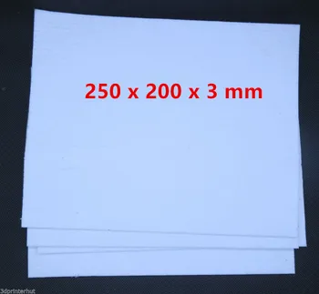 

Funssor 4pcs Prusa 250*200*3mm Heating Bed Block Insulation Cotton plate For Reprap Ultimaker 3D Printer