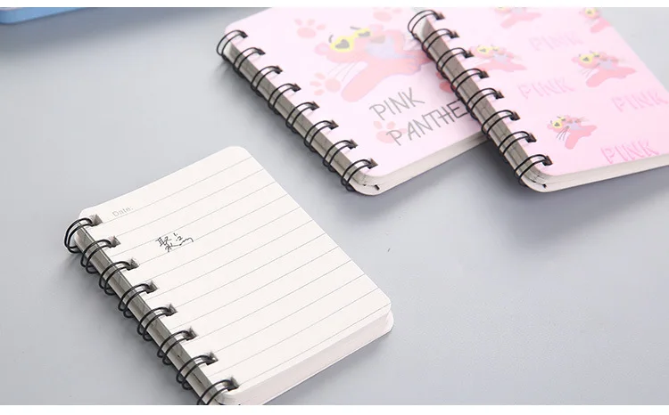 Новые милые розовые озорной leopard дневники-планировщики канцелярские школьные принадлежности Студенческая неделя кавайный планировщик