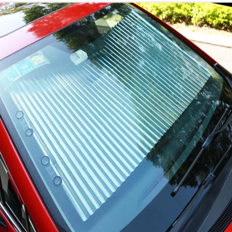 Универсальный складной лобовое стекло козырек от солнца щит занавес выдвижной окна автомобиля солнцезащитный Блок Анти-УФ аксессуары
