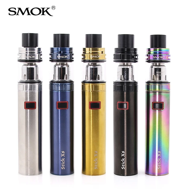 Original SMOK VAPE Kit Bâton X8 Kit avec 3000 mah Batterie 4 ml X BABY