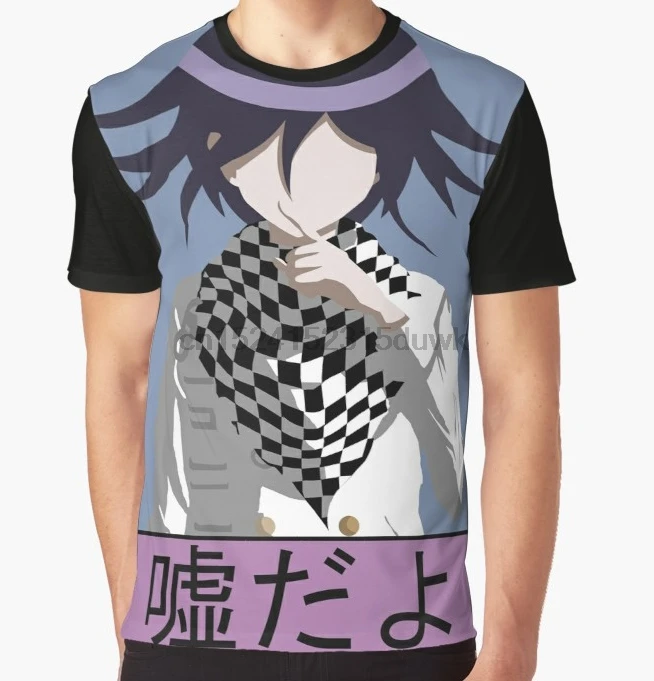 

All Over Print T-Shirt Men Funy tshirt Uso dayo [Kokichi Ouma] Short Sleeve O-Neck Graphic Tops Tee women t shirt