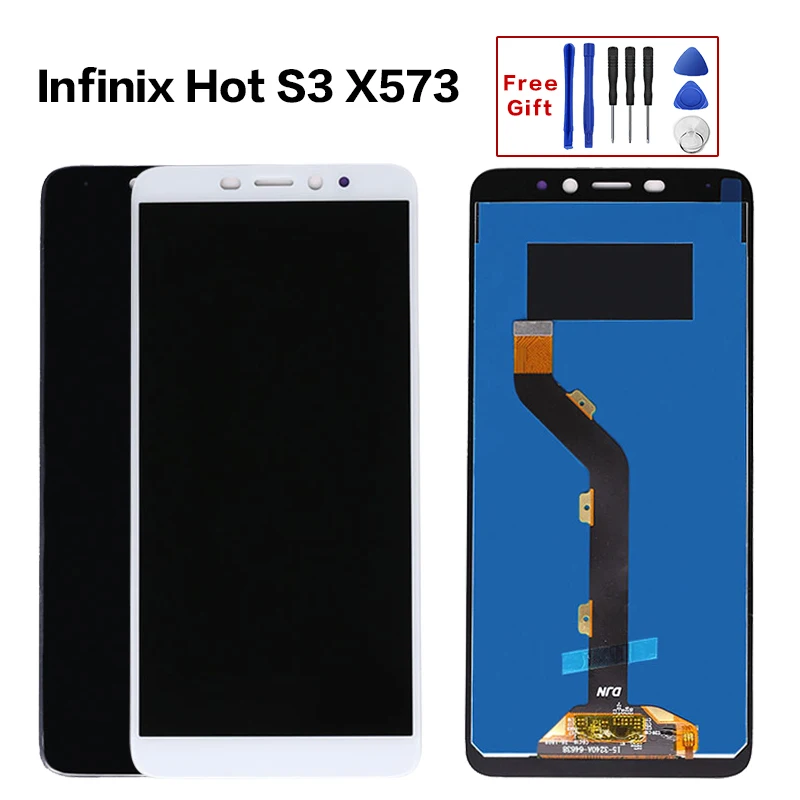 

LCD Screen for Infinix Hot S3 LCD X573 LCD Touch Screen Digitizer Complete infinix X573 LCD Display Full Assembly parts