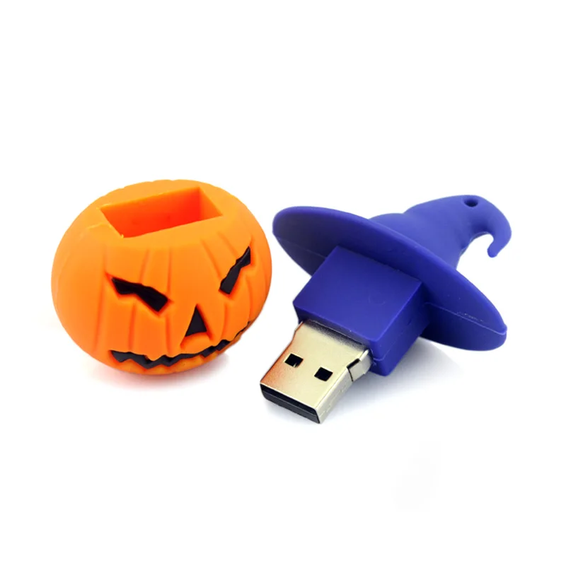 Флеш-накопитель Jack О 'фонаря, 64 ГБ Usb флеш-накопитель Usb Memory Stick 4 ГБ 8 ГБ 16 ГБ 32 ГБ 64 ГБ, флеш-накопитель U Disk, подарок на Хэллоуин