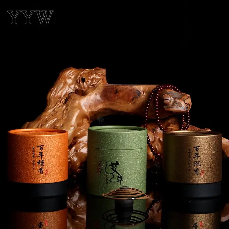 

20boxes/Set Sandalwood Incense Coil Home Fragrance Scent Diffuser Coil Incense Durable Spice Antiseptic Oud Aromatherapy Indoor