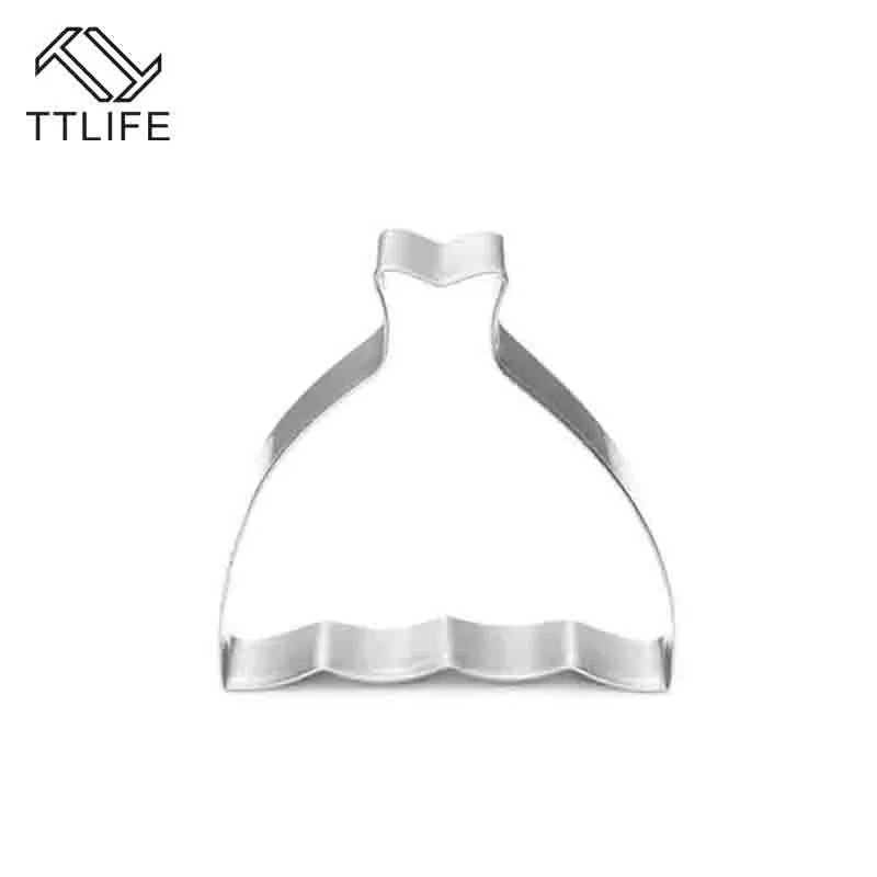 TTLIFE Платья, Юбки принцессы ткань формочки для печенья из нержавеющей стали, для выпечки кондитерских изделий Печенье Кондитерские изделия