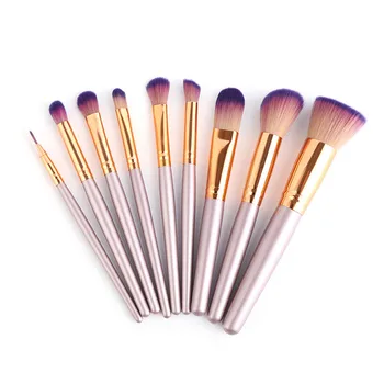 

9 Pcs Professional Makeup Brushes Set Eyeshadow Lip Powder Cosmetic Brush Pincel Beauty Tools Corrugated Silk Kabuki Brush Kits