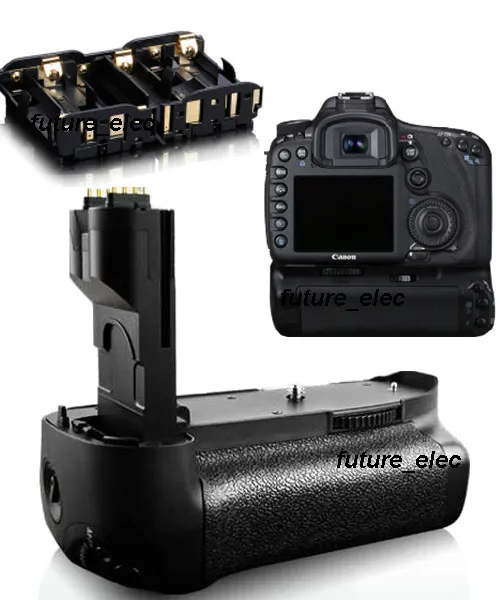 Номер для отслеживания посылки Вертикальная силовая заслонка Батарея для штатива с ручкой-держателем и держатель для цифровой однообъективной зеркальной камеры Canon EOS 7D DSLR Камера заменить BG-E7 подходит LP-E6