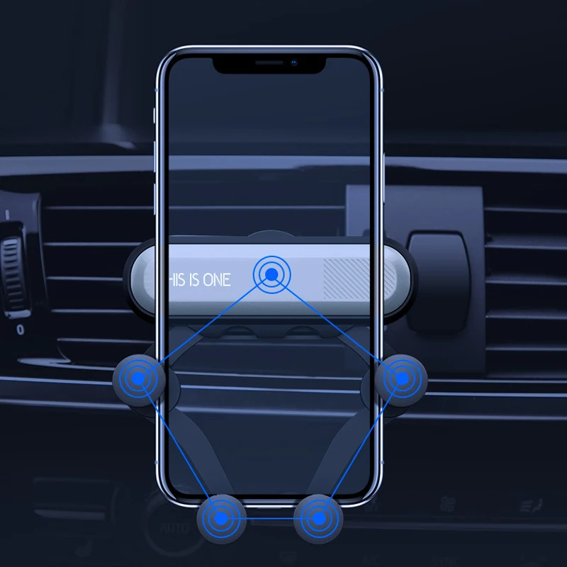 Гравитационный Автомобильный держатель для телефона для iPhone X Xs Max samsung S9 держатель на вентиляционное отверстие автомобиля Автомобильный держатель для Xiaomi Redmi huawei подставка для мобильного телефона