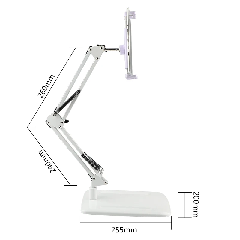Регулируемая подставка для планшета, держатель, длинная рука, кровать, настольный металлический кронштейн для iPad Pro 11, мини-планшеты