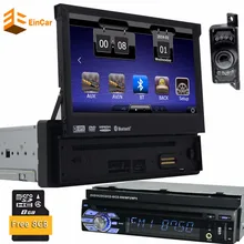 7inch Universal 1Din Car Audioradio DVD Player GPS Navigation car Multimedia player Stereo+Bluetooth+DVD Automotive+SD+USB+GPS