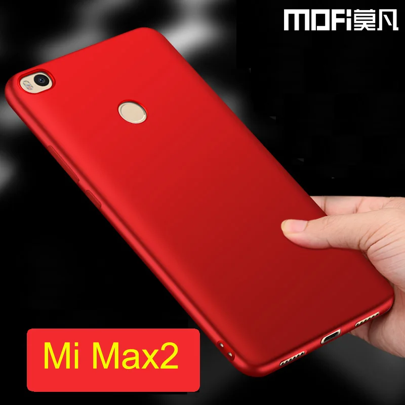 Xiaomi mi max 2 чехол Mofi ультра тонкий 6 44 задняя крышка 64 gb жесткий узор pc conque 128 xiaomi