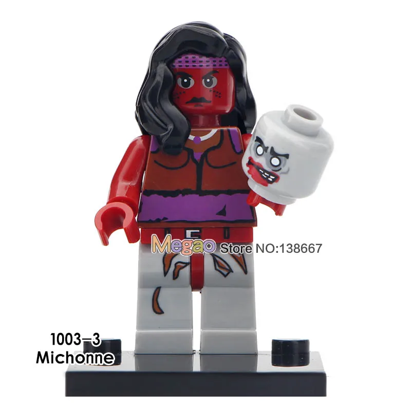 Темно-синий 50 pcs/lot The Horror Halloween Series Pumpkin Man Joker Scarecrow Witch Zombie ings Building Blocks Children Toys - Цвет: Темно-синий