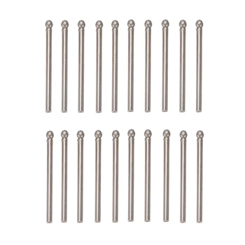 

20pcs Diamond Grinding Head Round 4mm Kit Grinding Wheel 150 Grit Polishing Machine Rotary Grinding Tools