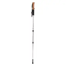 1 шт. регулируемые телескопические трости для прогулок для треккинга из алюминиевого сплава Треккинговая палка альпинистская палка анти-шок