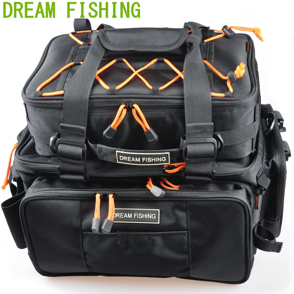 Extra Large Fishing Tackle Bag Waterproof Fishing Reel Lure Gear