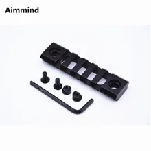 Тактический охотничий 5 слотов Keymod Rail Алюминиевый Keymod Scope Mount 75 мм Picatinny Weaver Rail страйкбол Ружейная стрельба