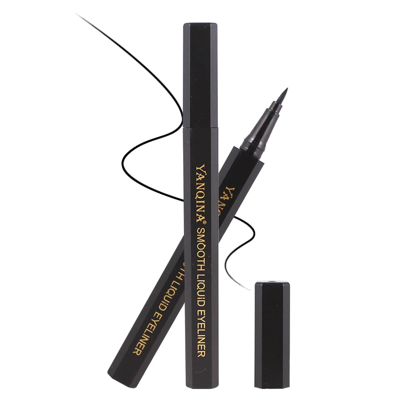 YANQINA 36H Long-lasting Eyeliner Pen Eyes Makeup Cosmetics Black Liquid Eye Liner Pencil Waterproof Eyeliners Make up Ink Stick YANQINA 36H Long-lasting Eyeliner Pen Eyes Makeup Cosmetics Black Liquid Eye Liner Pencil Waterproof Eyeliners Make up Ink Stick