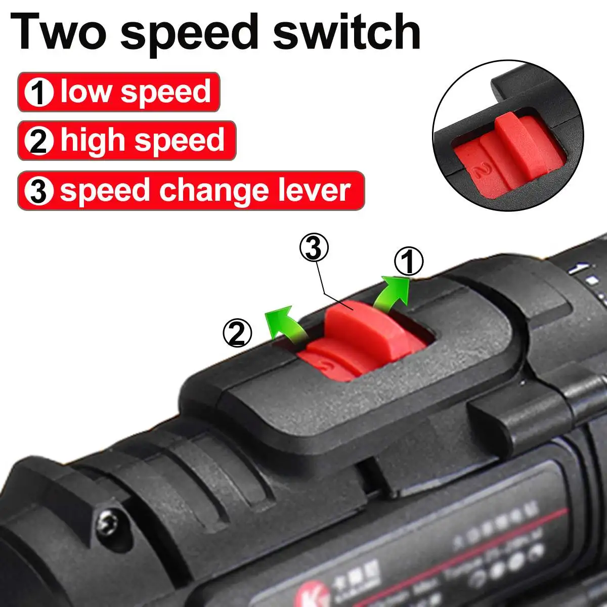 110~ 240V 12/18/36V макс электрический шуруповерт комплект сверл Беспроводной Мощность-драйвер литий-ионный Батарея 3-Регулировка скорости