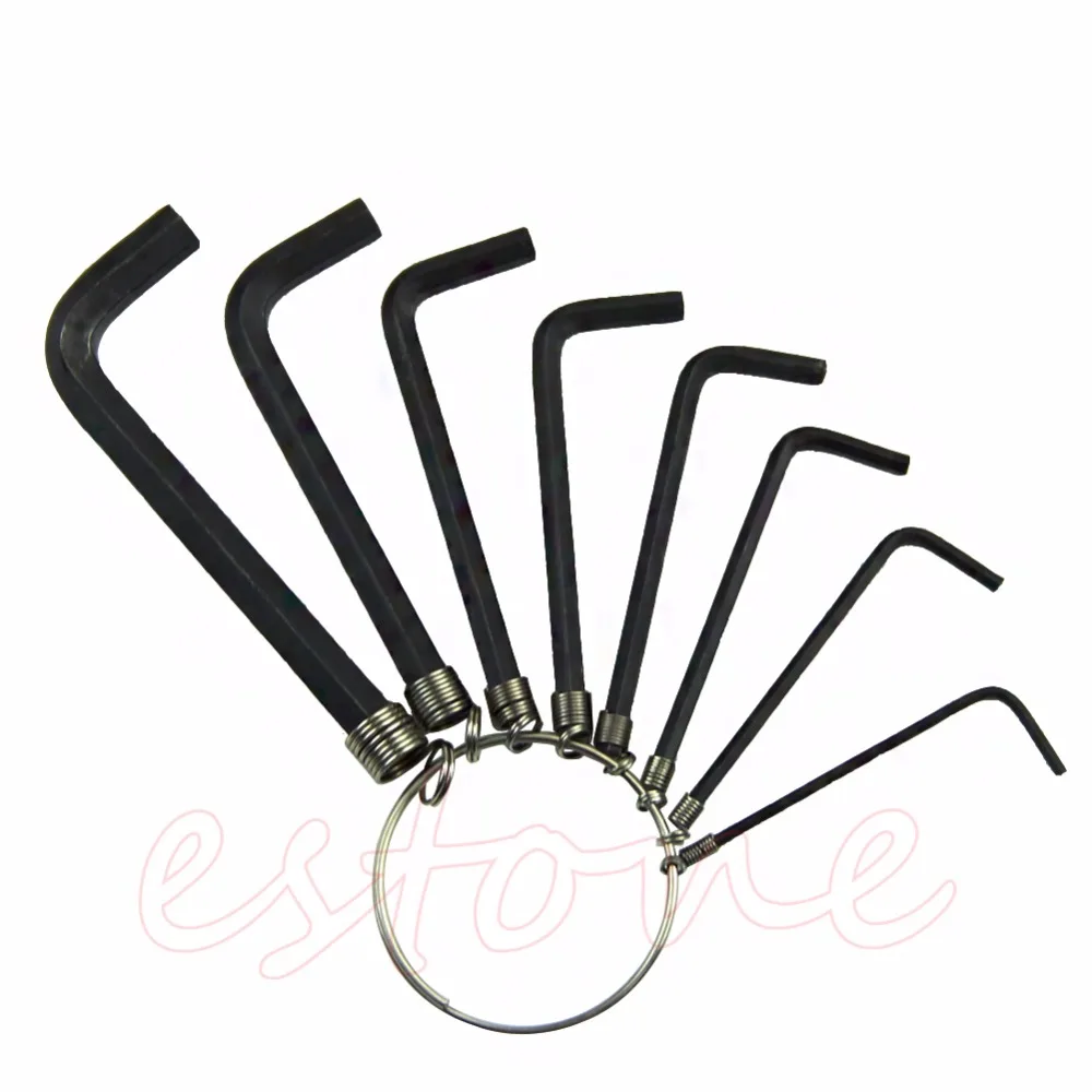 

8PCS METRIC IMPERIAL HEX HEXAGON KEY WRENCH SET HEX KEY Size 1.5-6mm