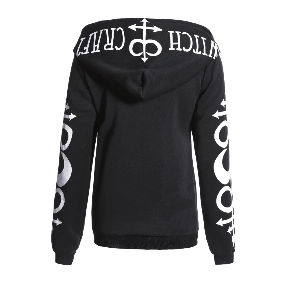 Xuanshow 2019 mulheres hoodies camisolas gótico punk