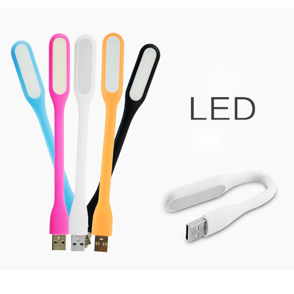 Портативная Мини USB СВЕТОДИОДНАЯ компьютерная лампа светящаяся яркая настольная
