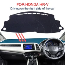 Smabee коврик для приборной панели HONDA HR-V- черный коврик для приборной панели автомобиля Автомобильный интерьер