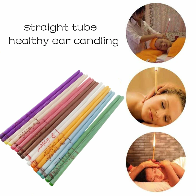 

10pcs/lot Ear Candles Healthy Care Ear Treatment Ear Wax Removal Cleaner Ear Coning Treatment Indiana Therapy Fragrance Candling