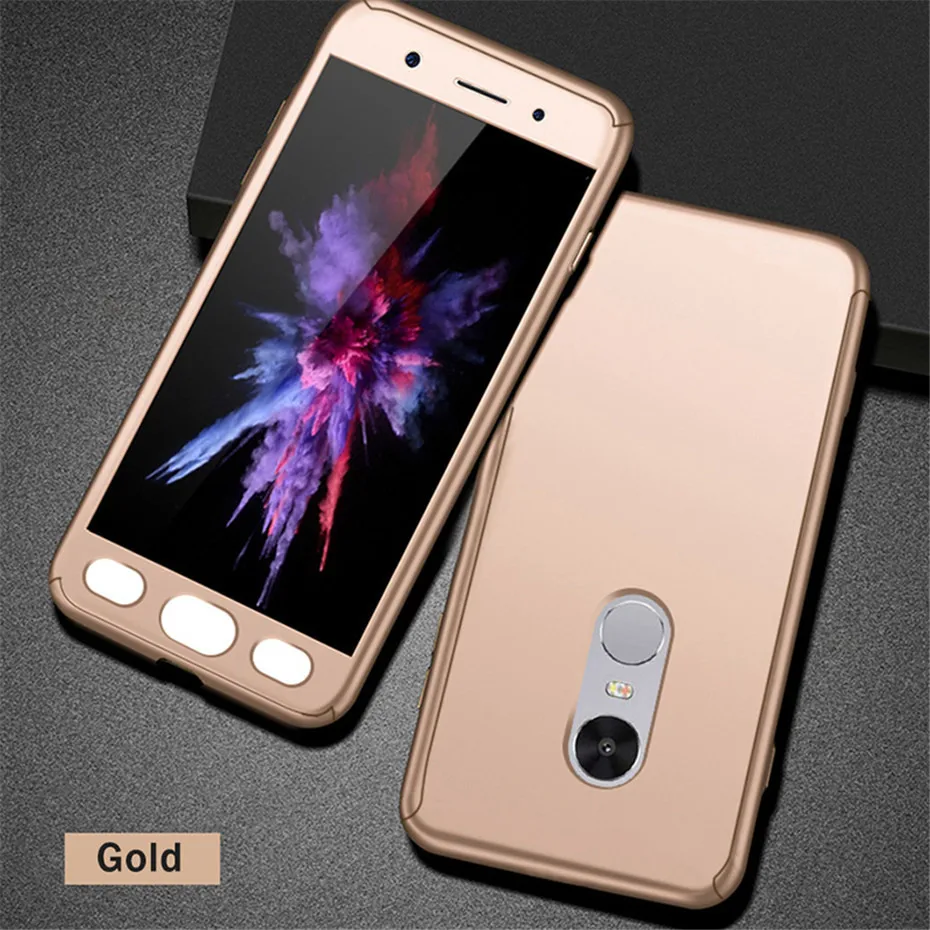 CAPAME Hard Phone Cases For Xiaomi Redmi Note 5 6 Pro 6A 5A Prime S2 360 Full Cover Case Glass For Xiaomi Redmi Note 5 Plus Case (9)
