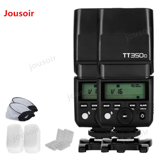 GODOX 2xMiniTT350C TTL HSS max 1/8000s 2 4G Беспроводная система X вспышка с X1T-C беспроводной