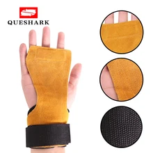 1 шт. перчатки для гимнастики из воловьей кожи, противоскользящие перчатки для тренажерного зала, фитнеса, тяжелой атлетики