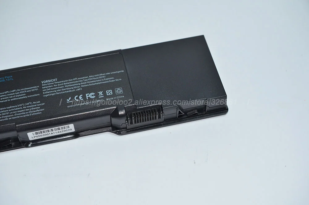 Golooloo Батарея для dell Inspiron 6400 GD761 E1505 1501 Latitude 131L Vostro 1000 451 10339 10424 JN149 KD476 PD942 PD945|battery for