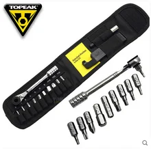 Topeak TT2524 Трещоточный ракеты облегченная ДХ велосипедов шестигранный ключ TORX 15 в 1 комплект инструментов Велоспорт ремонт инструменты портативный мини-велосипед набор инструментов