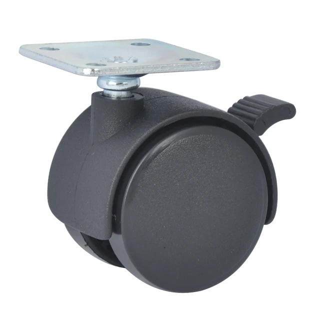 4PCS EDL 40mm Furniture Casters Wheels 20Kg PA Nylon Wheels Castors