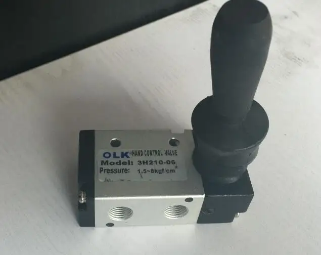 3 Way 2 Position 1/8" BSPT Hand Lever Operated Pneumatic Valves 3H210